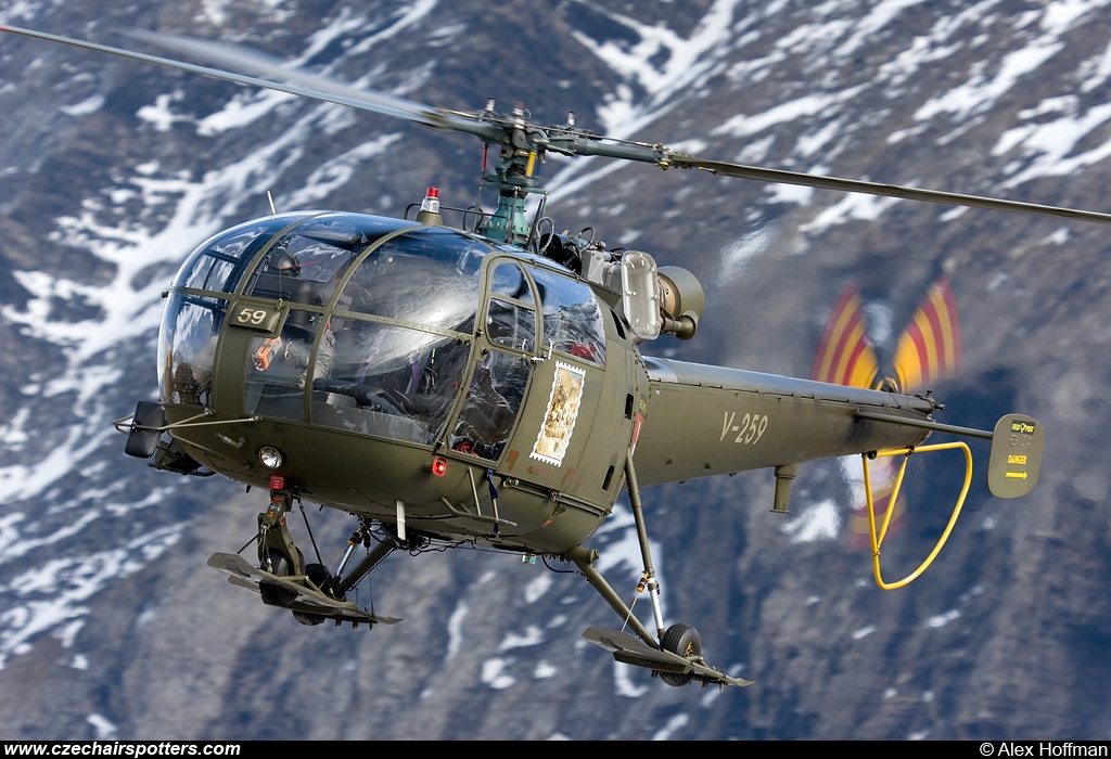 Switzerland - Air Force – F+W Emmen SE-3160 Alouette III V-259