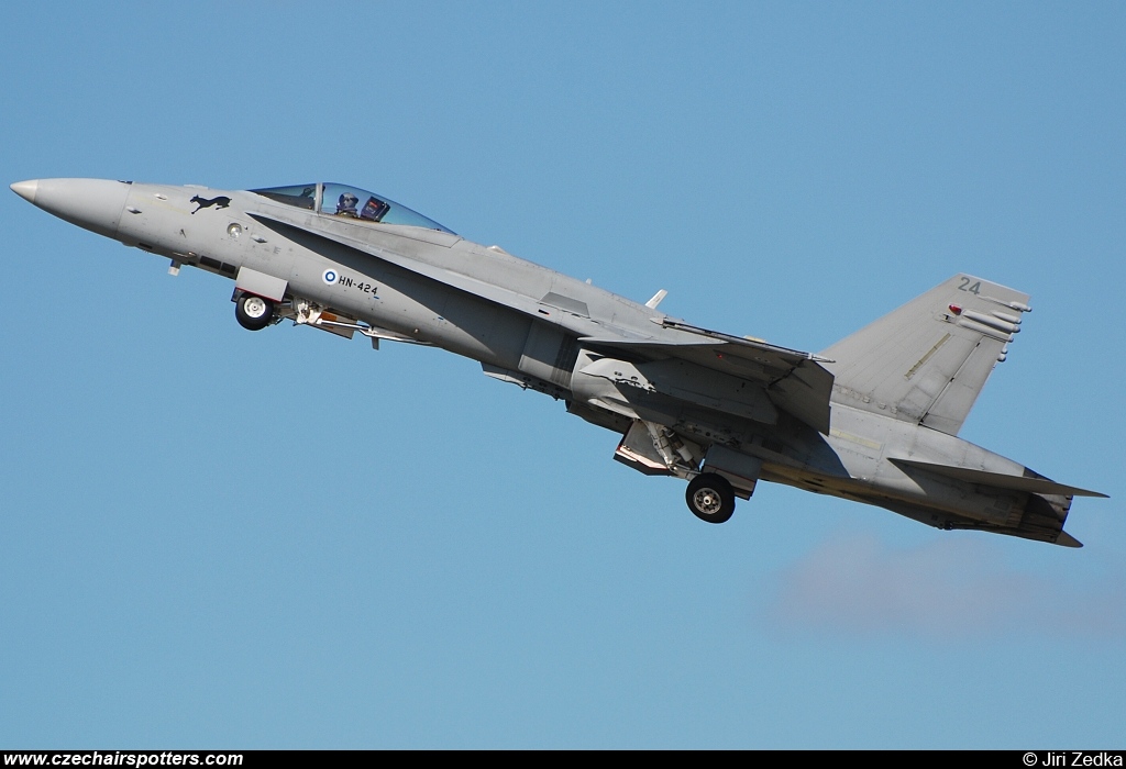 Finland - Air Force – McDonnell Douglas F/A-18C Hornet HN-424