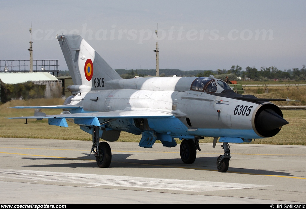 Romania - Air Force – Mikoyan-Gurevich MiG-21MF Lancer C 6305