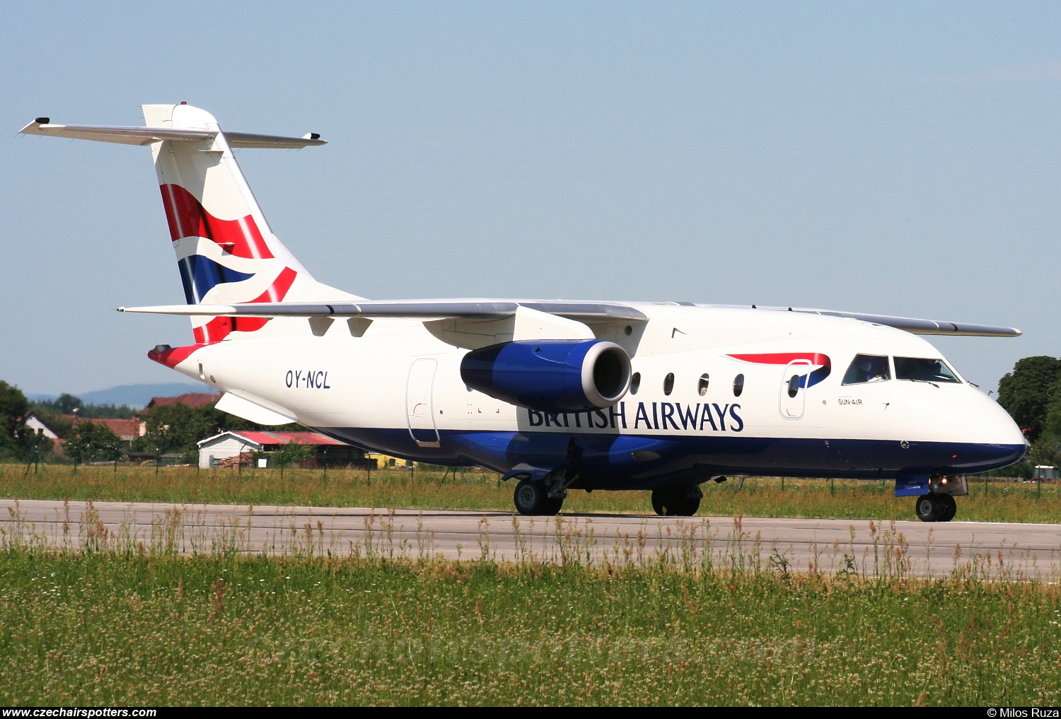 British Airways (BAW) * Sun-Air of Scandinavia – Fairchild Dornier 328-300 328JET OY-NCL