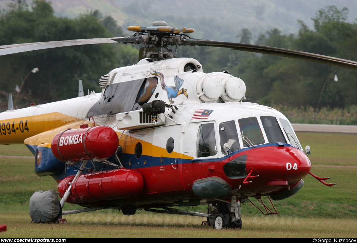Malaysian Fire and Rescue Department &ndash; Mil Mi-17 Hip M994-04
