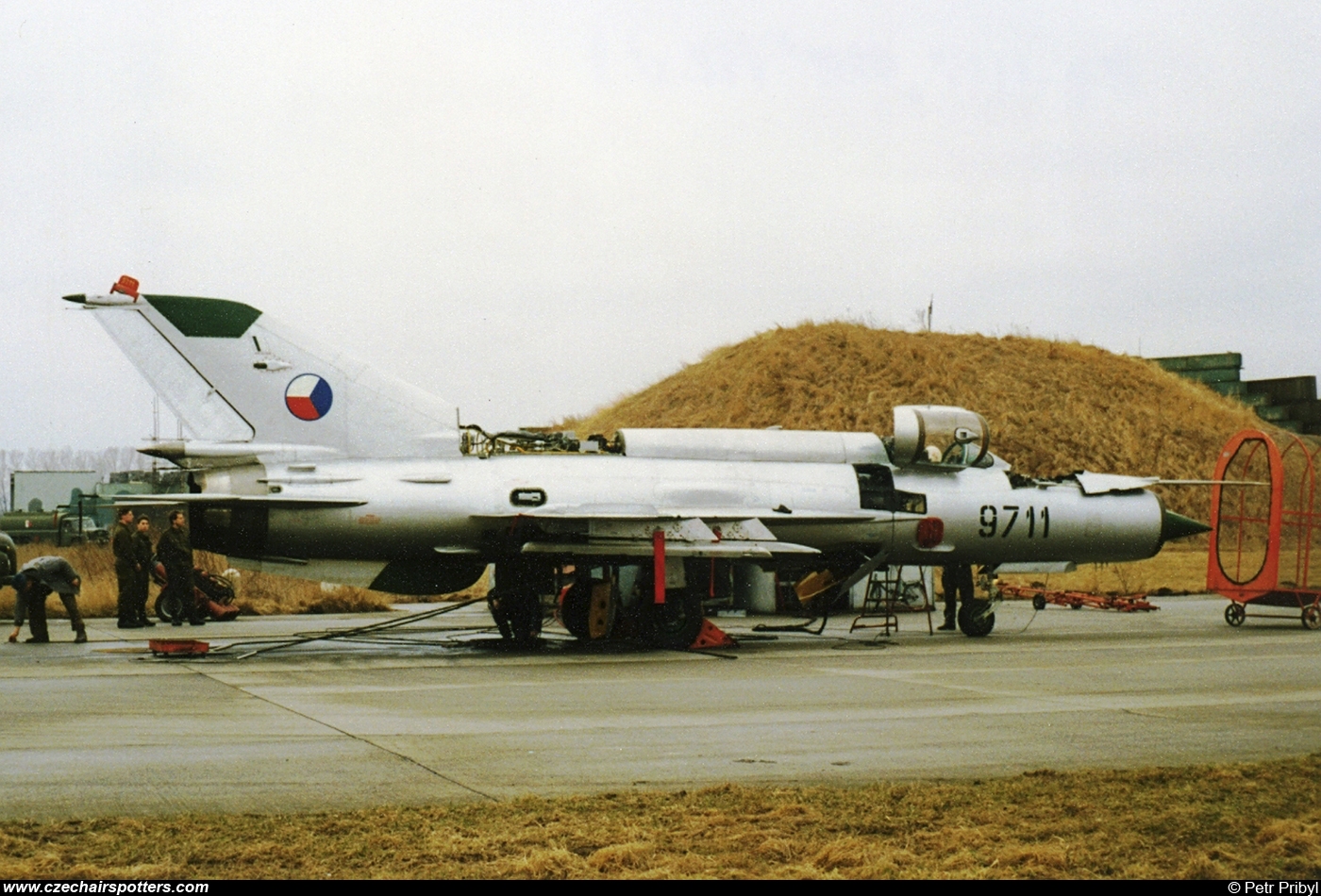 Czech - Air Force – Mikoyan-Gurevich MiG-21MF 9711