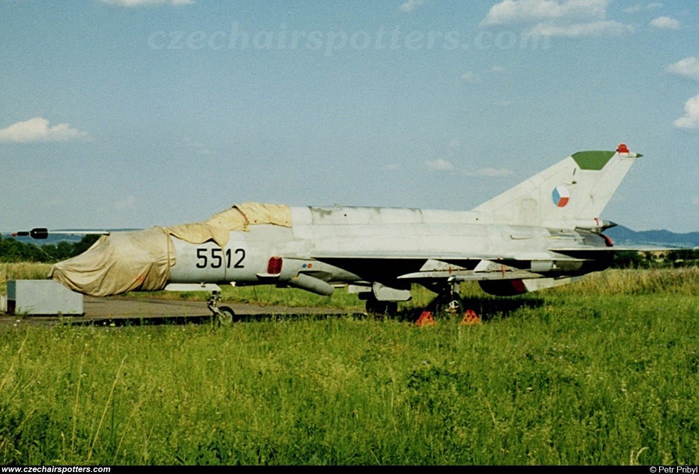 Czech - Air Force – Mikoyan-Gurevich MiG-21MF 5512