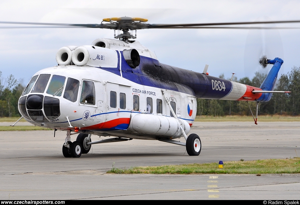Czech - Air Force – Mil Mi-8S Hip 0834