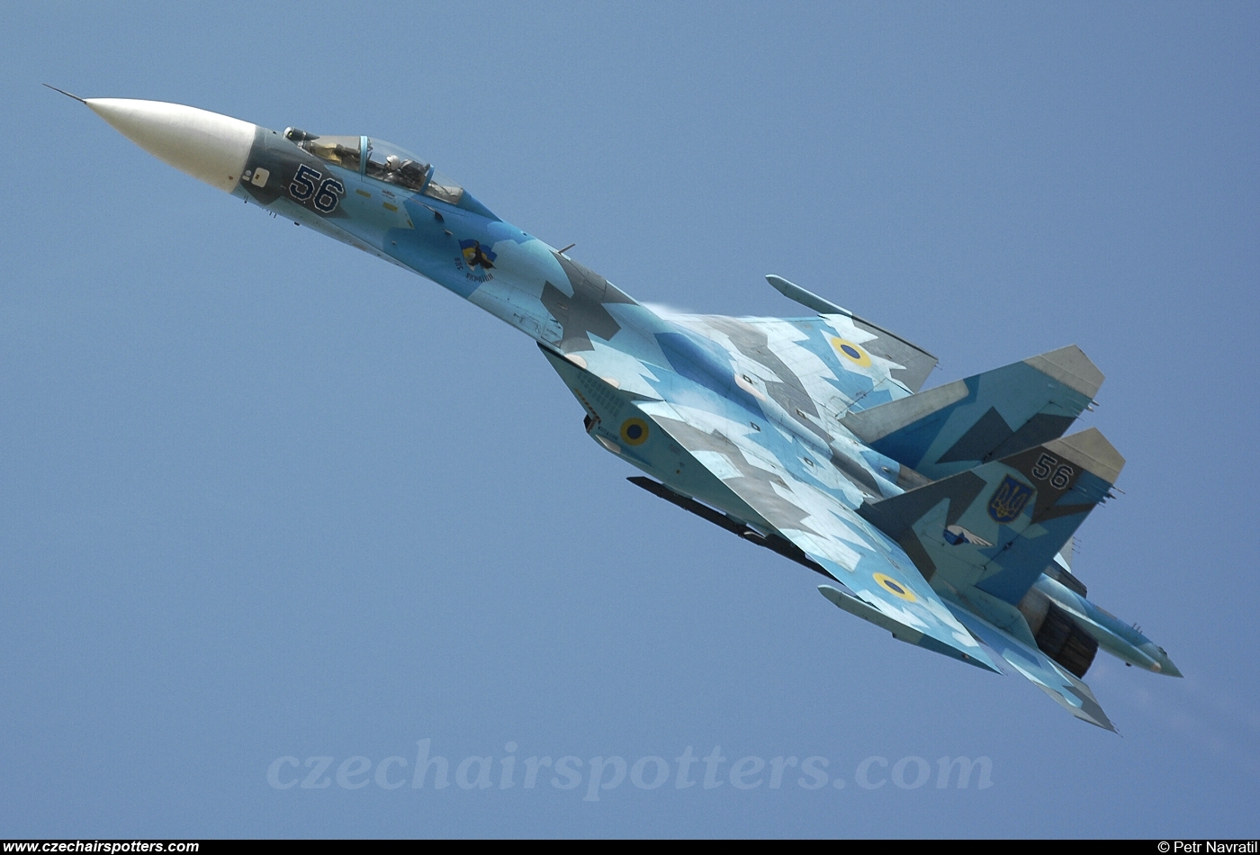 Ukraine - Air Force – Sukhoi Su-27 Flanker B 56