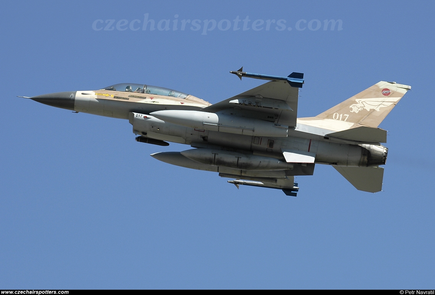 Israel - Air Force – General Dynamics F-16B-05-CF Netz 017