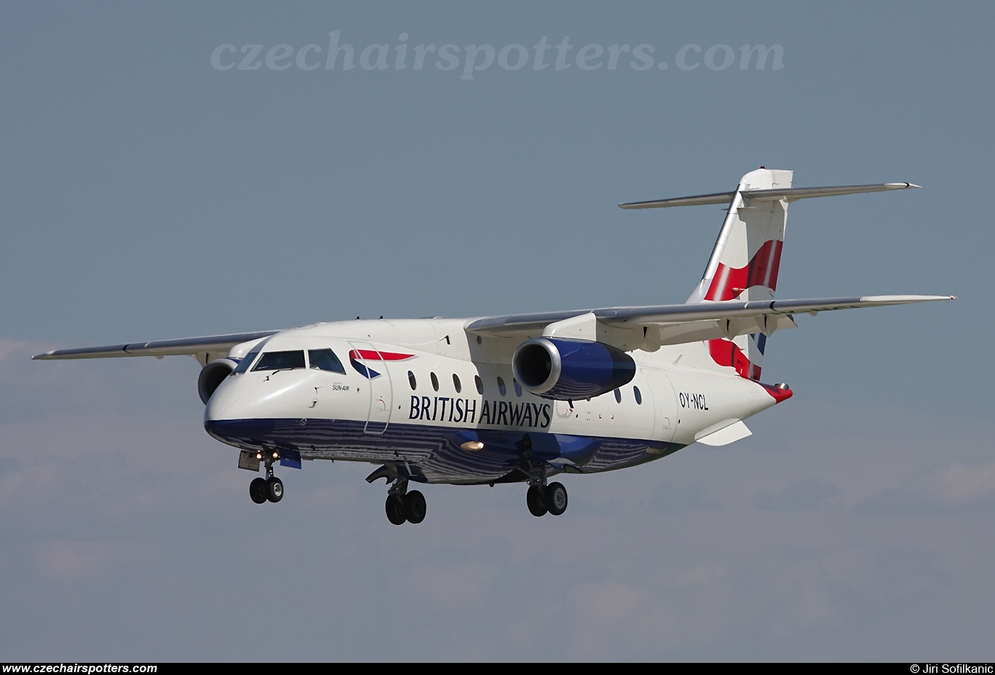 British Airways (BAW) * Sun-Air of Scandinavia – Fairchild Dornier 328-310 328JET OY-NCL