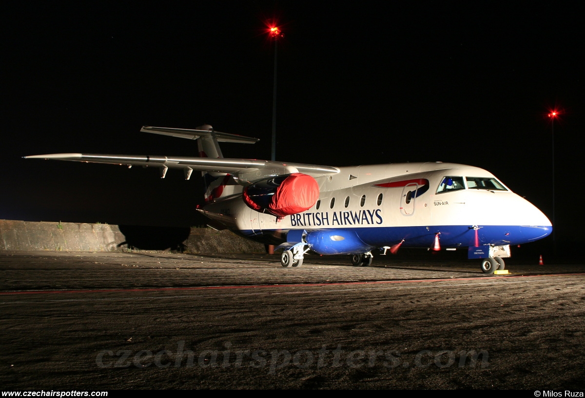 British Airways (BAW) * Sun-Air of Scandinavia – Fairchild Dornier 328-300 328JET OY-NCL