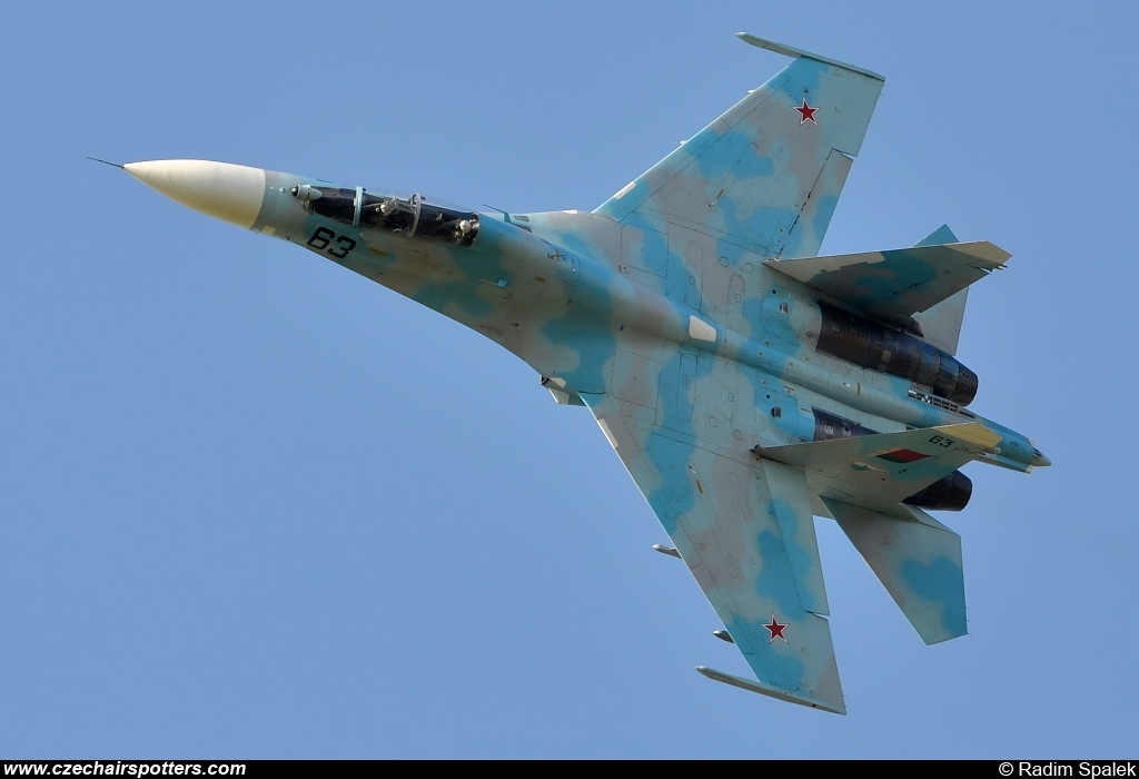 Belarus - Air Force &ndash; Sukhoi Su-27UBM 63 BLUE