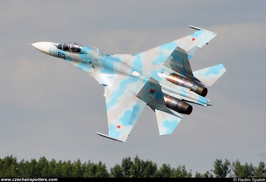 Belarus - Air Force &ndash; Sukhoi Su-27UBM 63 BLUE
