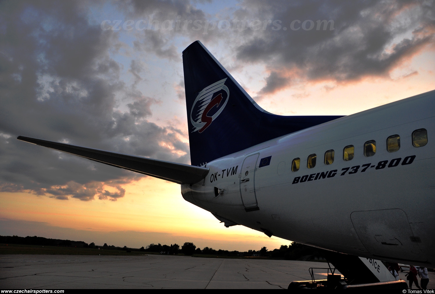 Travel Service &ndash; Boeing B737-8FN OK-TVM