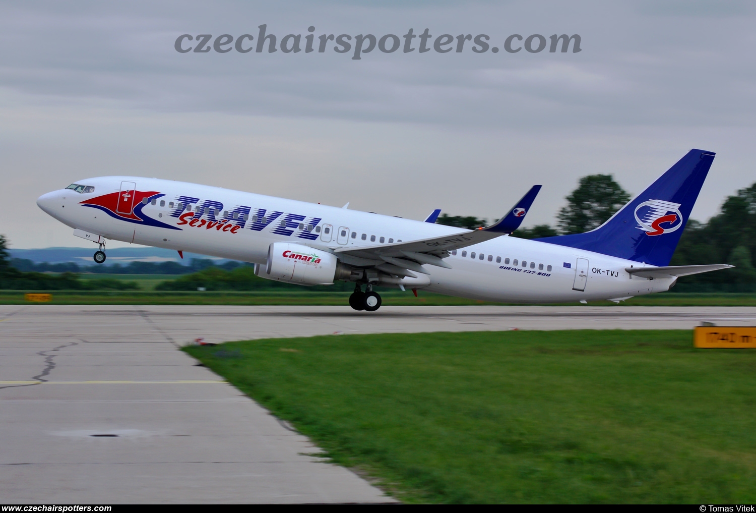 Travel Service &ndash; Boeing B737-8Q8 OK-TVJ