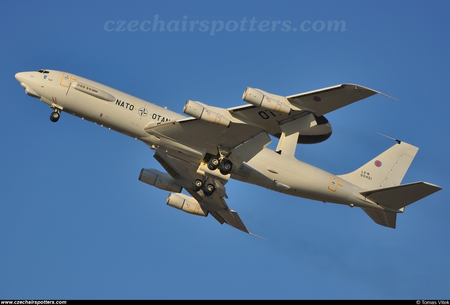 Unknown &ndash; Boeing E-3A Sentry LX-90451
