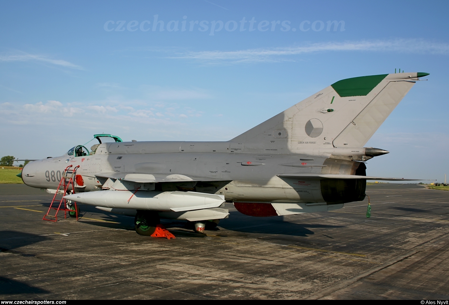 Czech - Air Force – Mikoyan-Gurevich MiG-21MF 9801