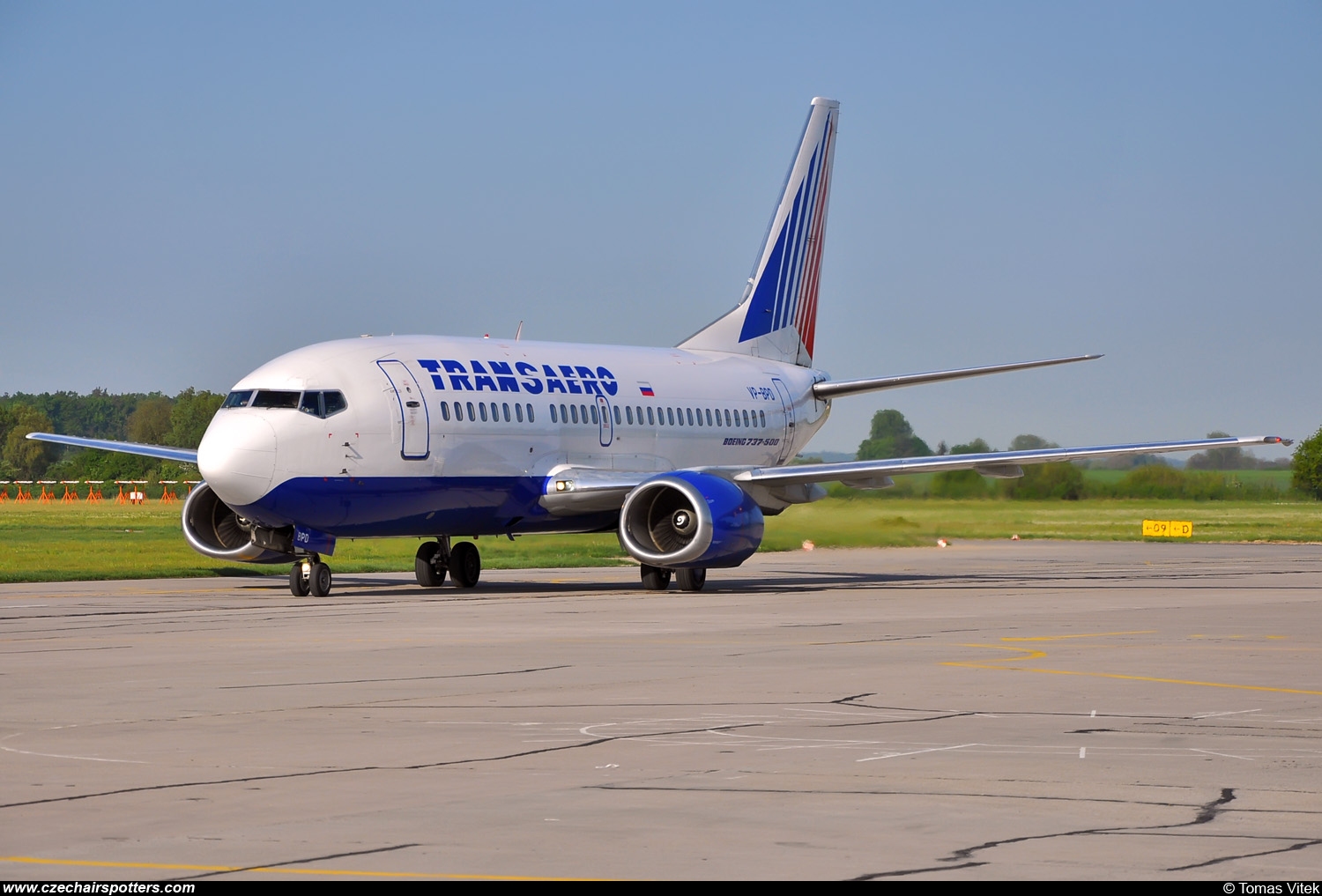 Transaero Airlines ( TSO , UN )  &ndash; Boeing Boeing 737-5L9 VP-BPD