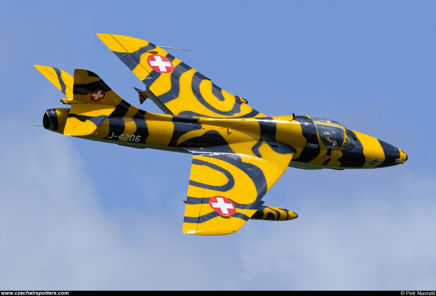 Swiss Hunter Team – Hawker Hunter T68 J-4206/HB-RVV
