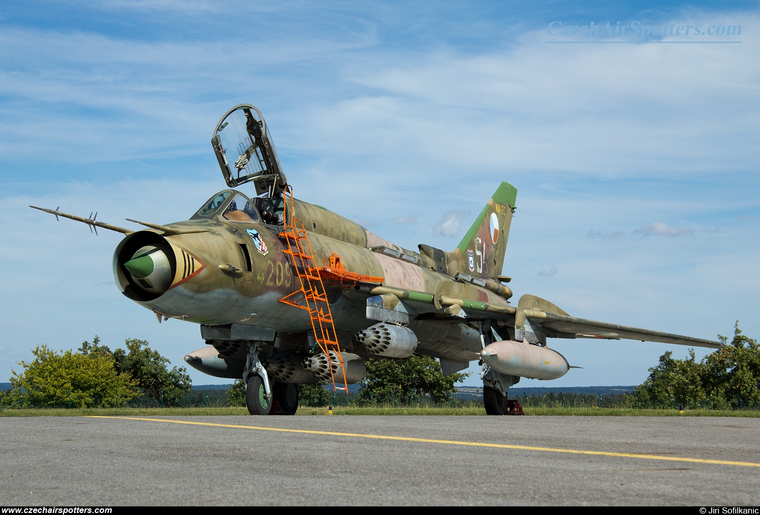 Czech - Air Force – Sukhoi Su-22 M-4 Fitter 4209