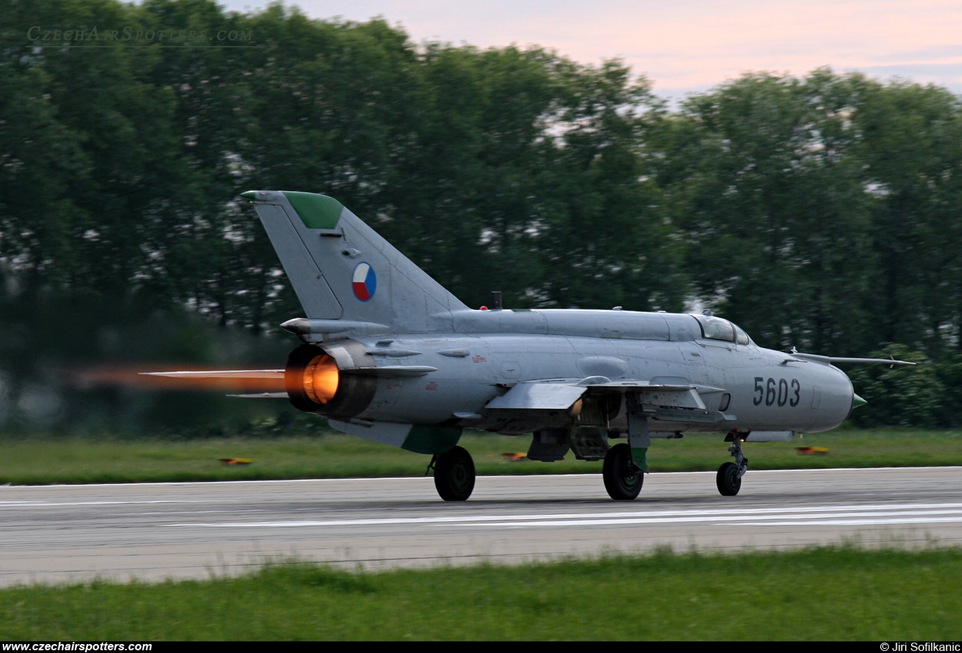 Czech - Air Force – Mikoyan-Gurevich MiG-21MFN 5603