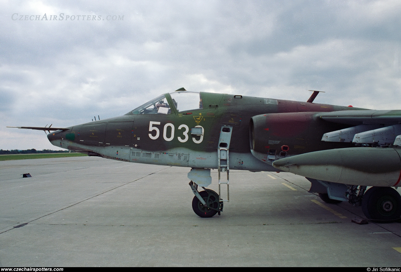 Czech - Air Force &ndash; Sukhoi Su-25K Frogfoot 5039
