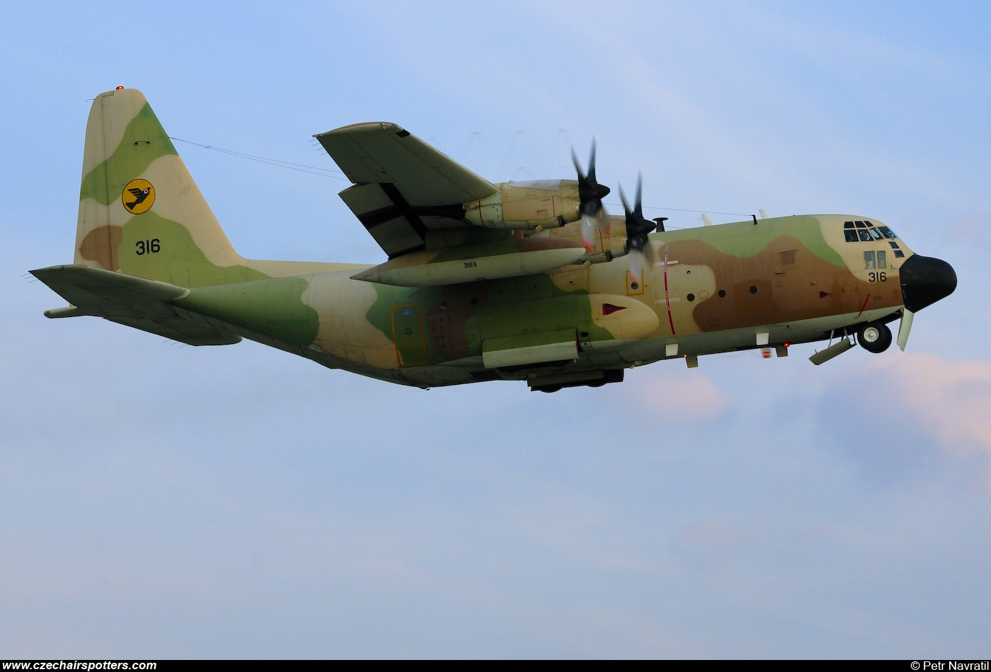 Israel - Air Force – Lockheed C-130E Karnaf 316