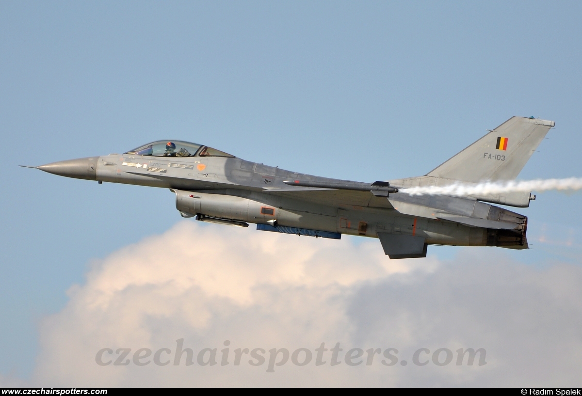 Belgium - Air Force – SABCA F-16AM Fighting Falcon FA-103