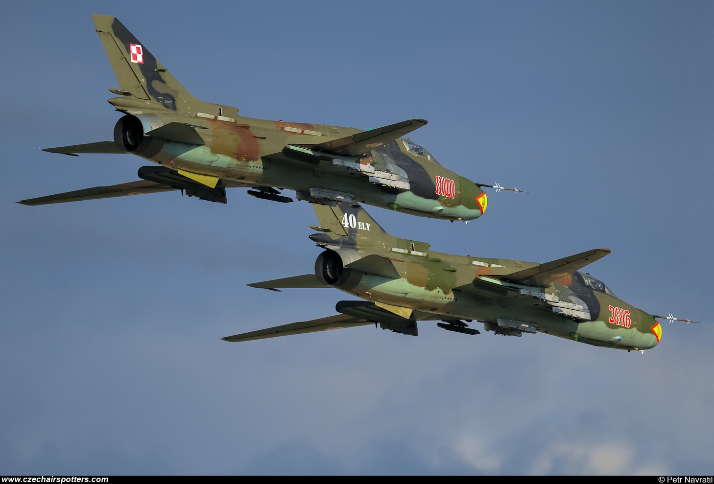 Poland - Air Force – Sukhoi Su-22 M-4 Fitter 3816 + 3201