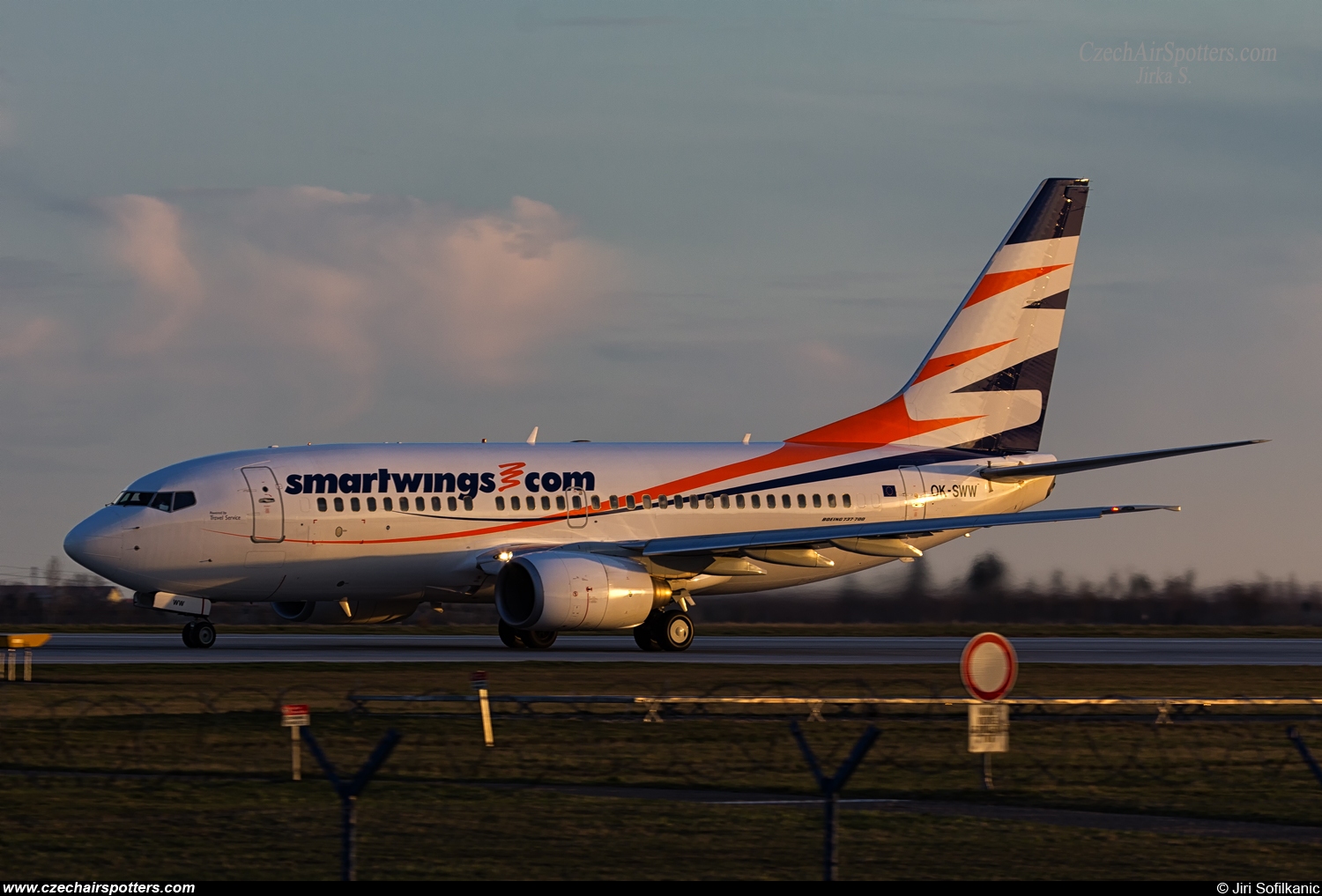 Smart Wings ( TVS , QS ) &ndash; Boeing B737-7Q8 OK-SWW