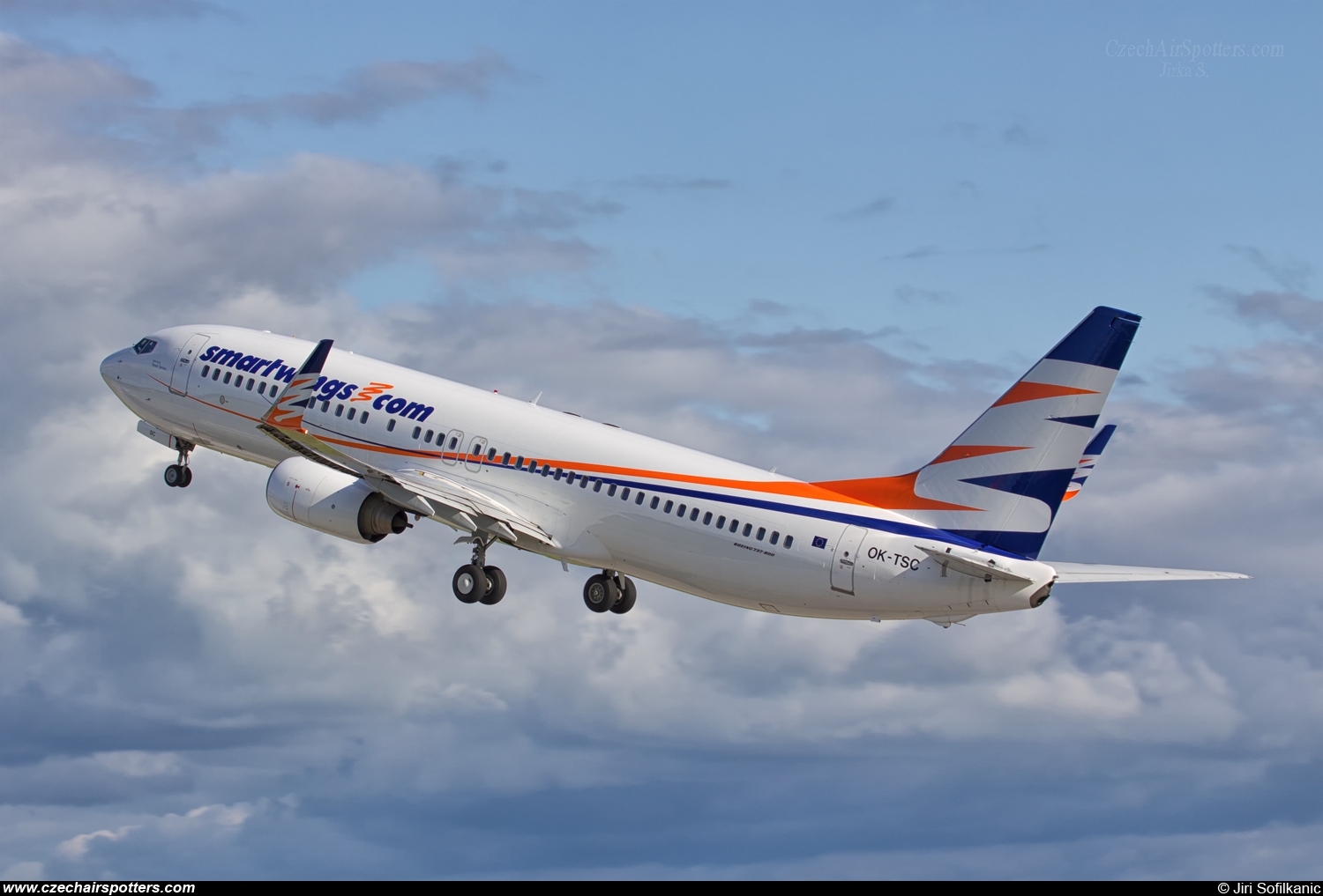 Smart Wings ( TVS , QS ) &ndash; Boeing B737-8FH(WL) OK-TSC