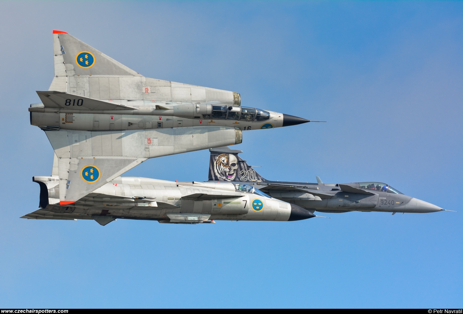 Sweden - Air Force &ndash; Saab Sk35C Draken  SE-DXP/810
