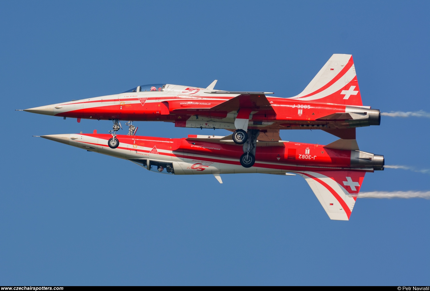 Switzerland - Air Force – Northrop F-5E Tiger II J-3085 + J-3082