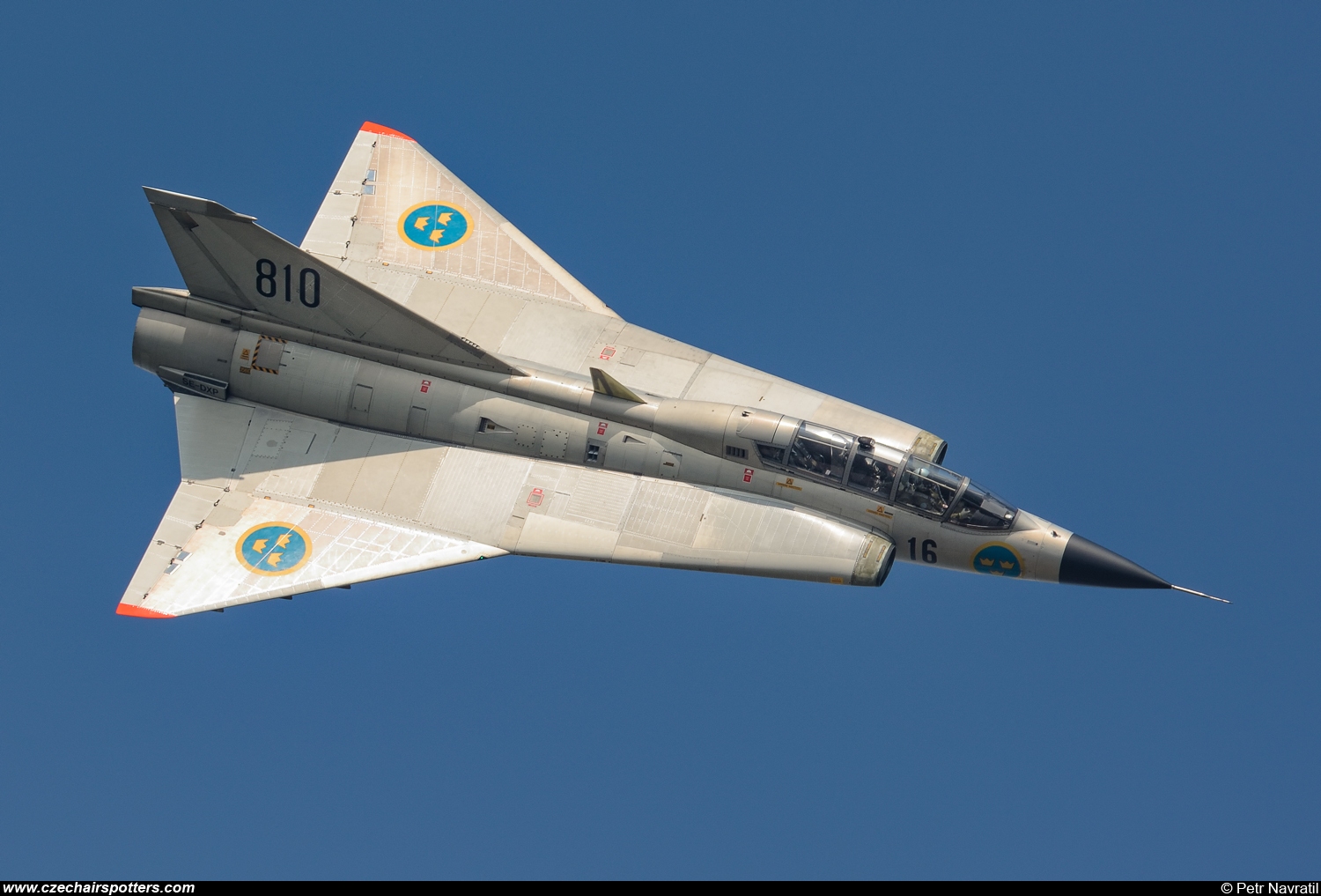 Sweden - Air Force &ndash; Saab Sk35C Draken  SE-DXP/810