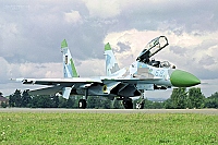 Ukraine - Air Force – Sukhoi Su-27 UB Flanker C 68 BLUE