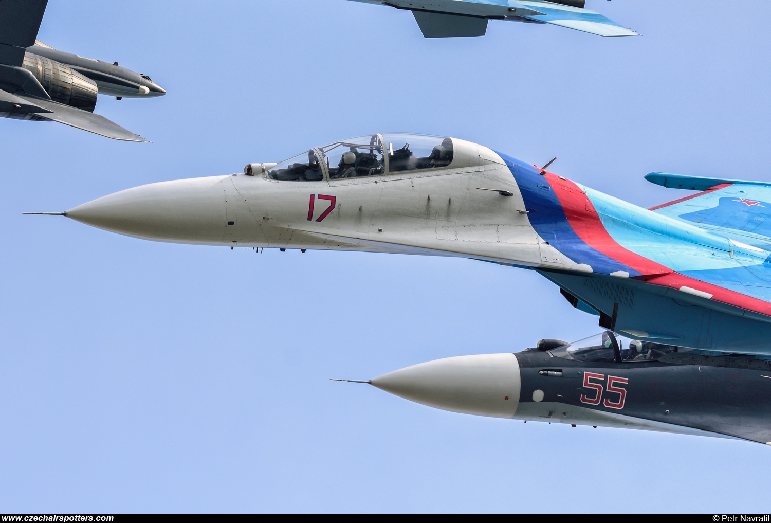 Russia - Air Force – Sukhoi Su-27 UB Flanker C 17 RED/RF-92202