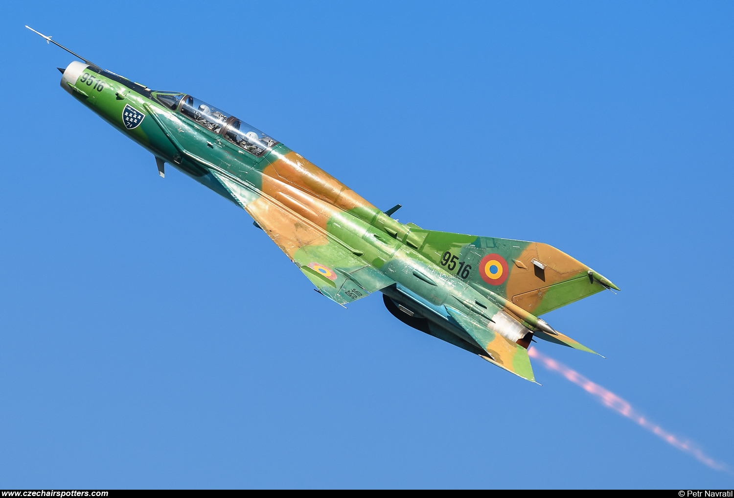 Romania - Air Force  &ndash; Mikoyan-Gurevich MiG-21UM Lancer B 9516