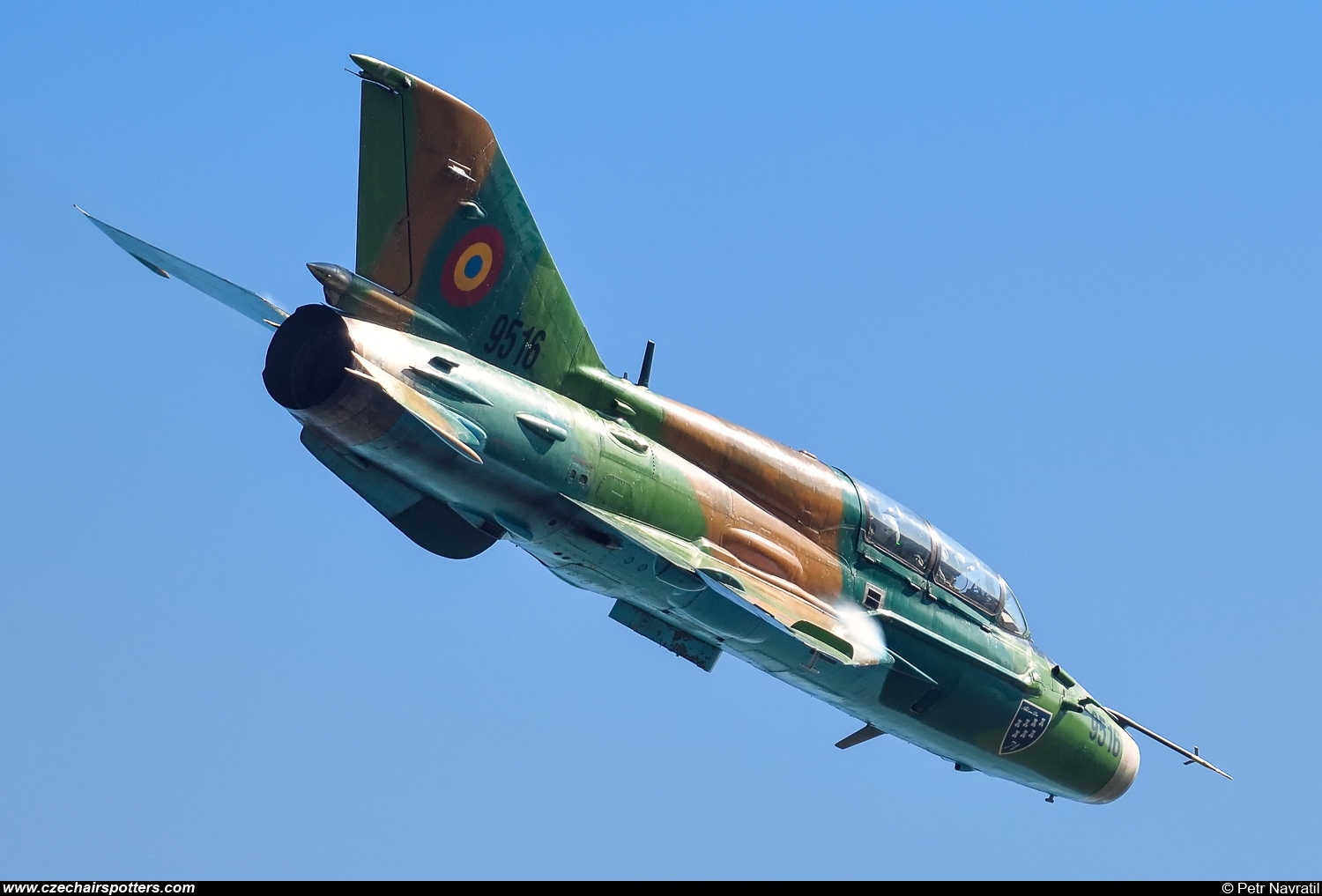 Romania - Air Force – Mikoyan-Gurevich MiG-21UM Lancer B 9516
