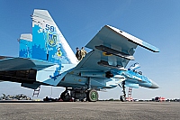 Ukraine - Air Force – Sukhoi Su-27 Flanker B 58 BLUE