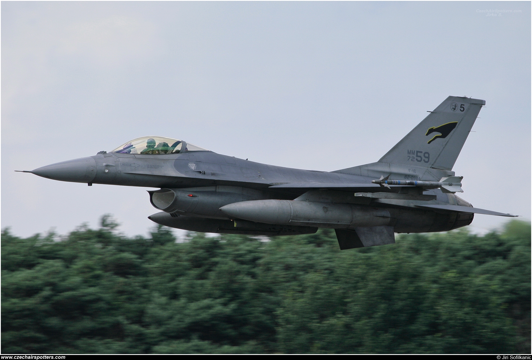 Italy - Air Force – Lockheed Martin F-16A/ADF Fighting Falcon MM7259