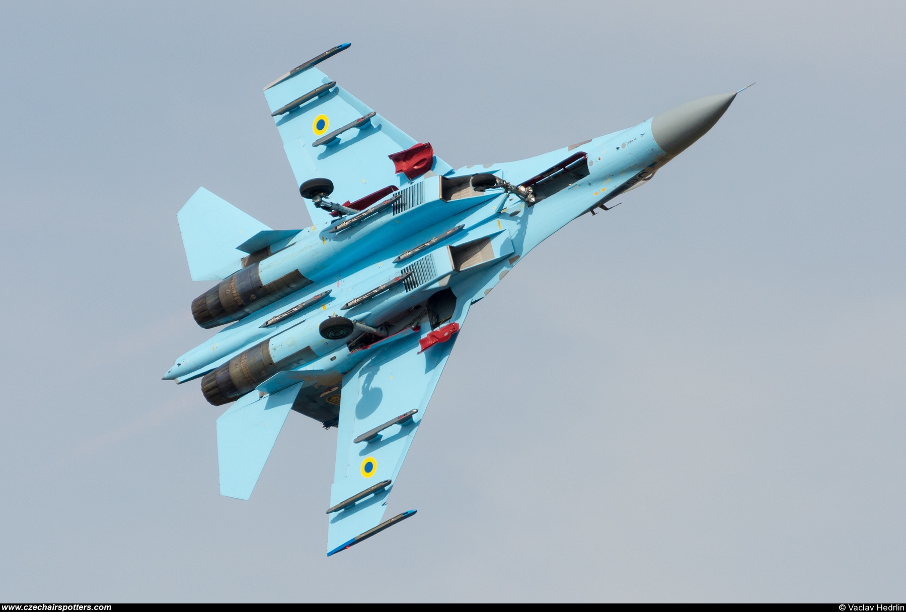 Ukraine - Air Force – Sukhoi Su-27 Flanker B 58 BLUE
