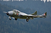 private – De Havilland Vampire T.11 (DH-115) HB-RVJ/U-1228