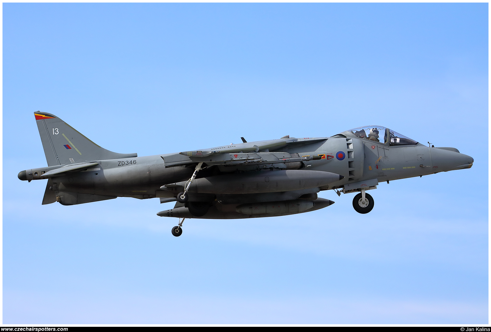 UK - Air Force &ndash; British Aerospace Harrier GR9 ZD346