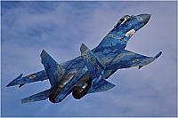 Ukraine - Air Force – Sukhoi Su-27 Flanker B 58 BLUE