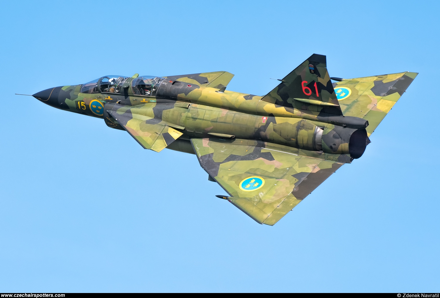 Sweden - Air Force &ndash; Saab SK37E Viggen SE-DXO/15/61