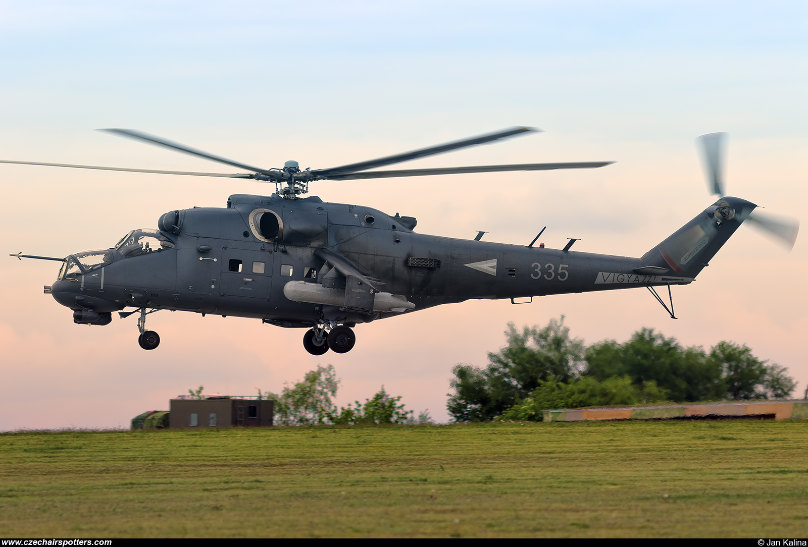 Hungary - Air Force – Mil Mi-24P Hind 335