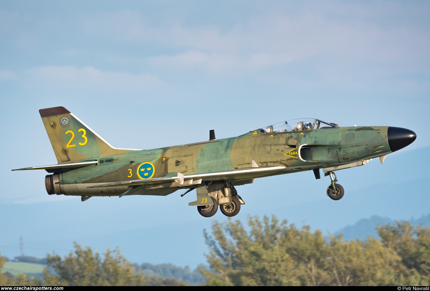 Sweden - Air Force &ndash; Saab J 32B Lansen SE-RMD/3/23