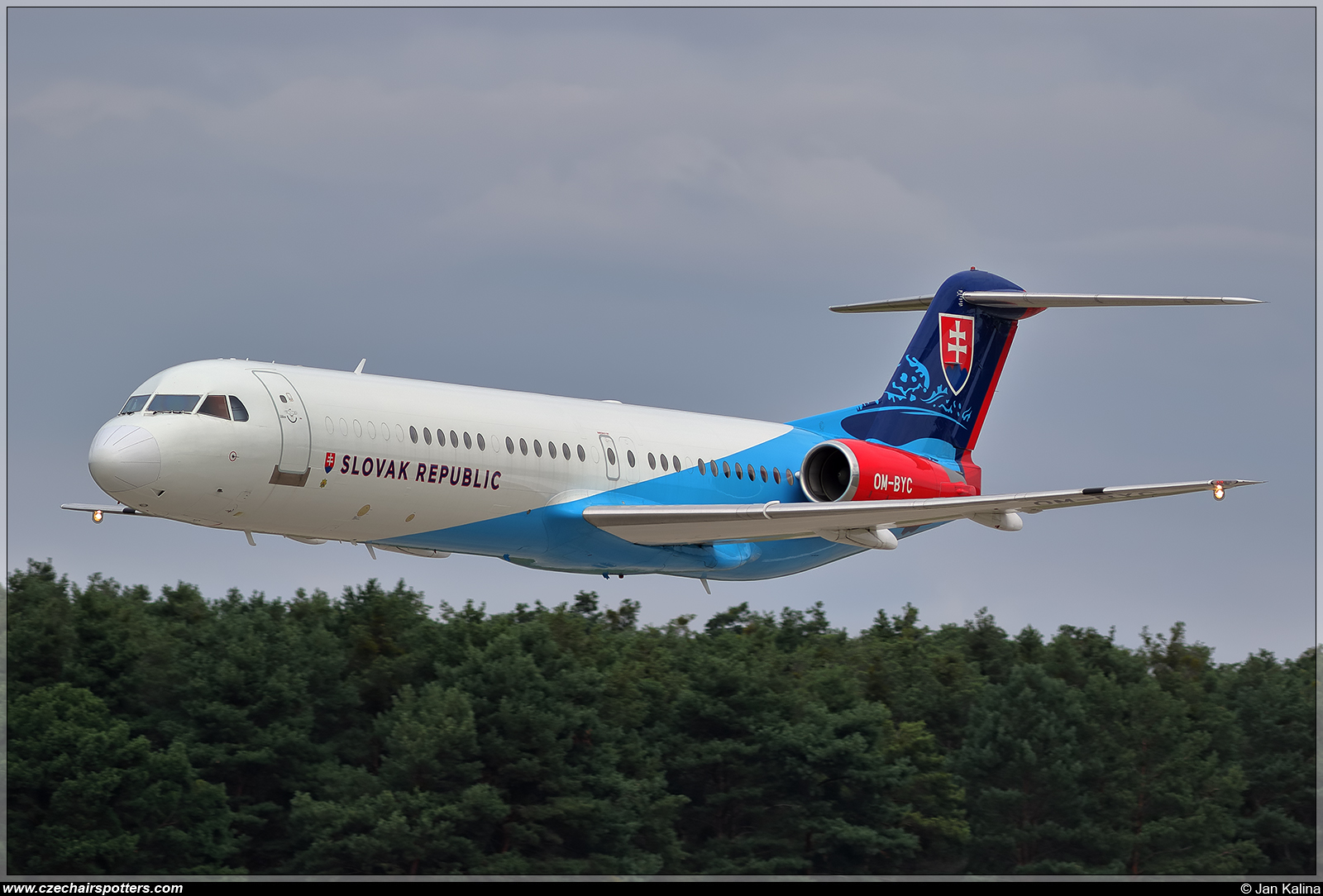 Slovakia - Air Force – Fokker Fokker 100 OM-BYC