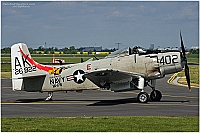 Kennet Aviation – Douglas A-1D Skyraider (AD-4NA) G-RADR / 126922/AK-402