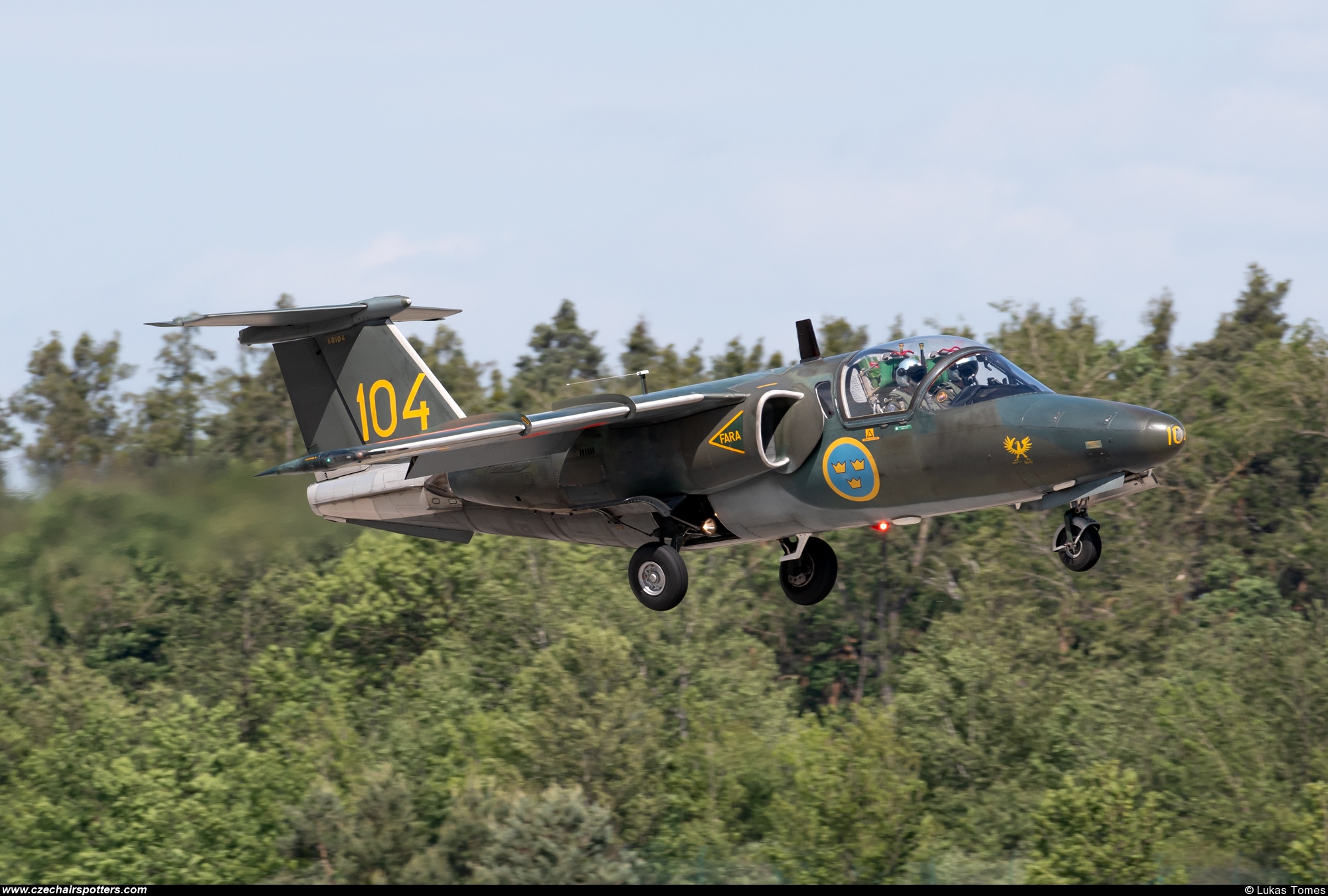 Sweden - Air Force &ndash; Saab Saab Sk 60A 60104