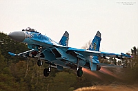 Ukraine - Air Force &ndash; Sukhoi Su-27 Flanker B 58 BLUE