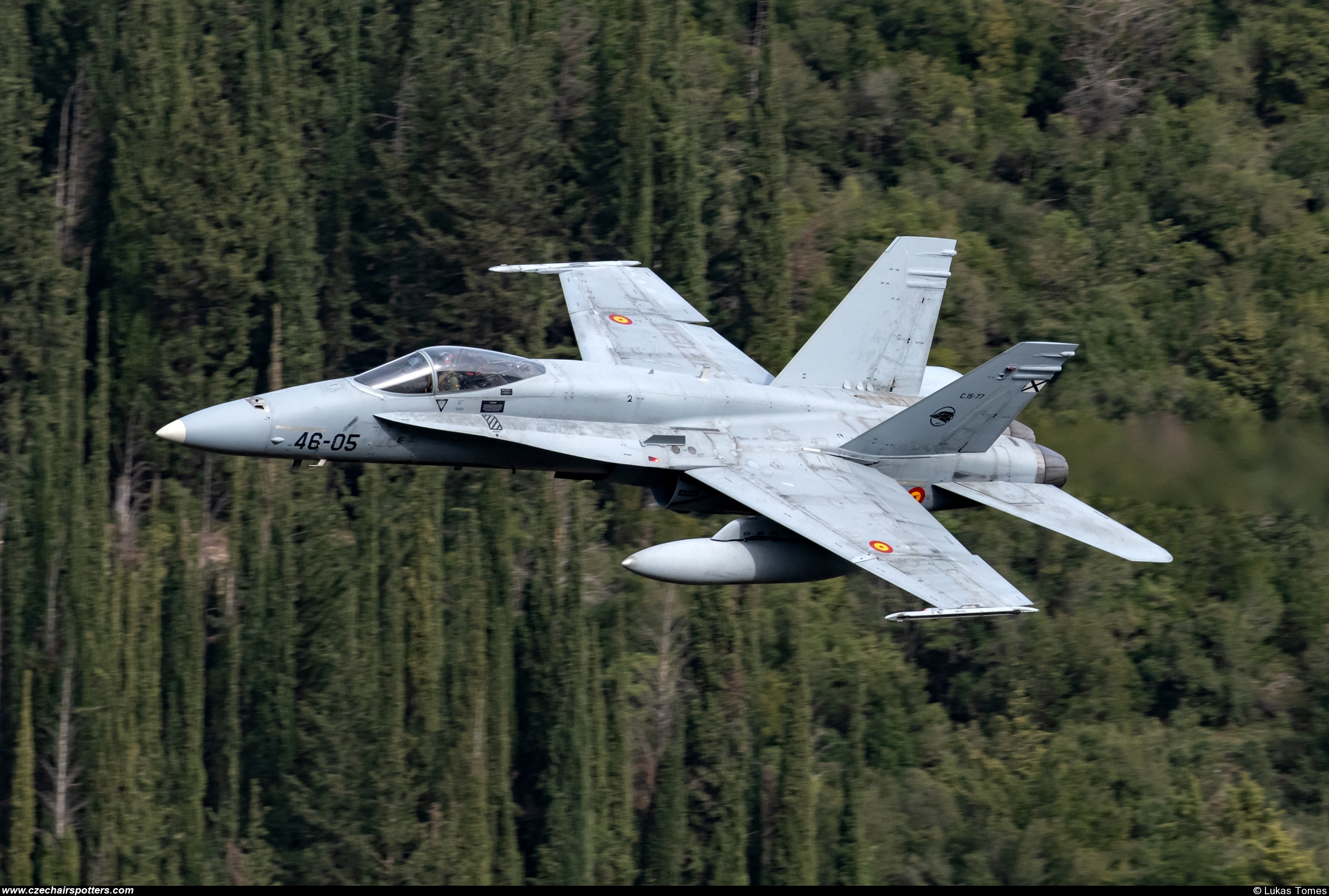 Spain - Air Force &ndash; McDonnell Douglas EF-18A+ Hornet C15-77