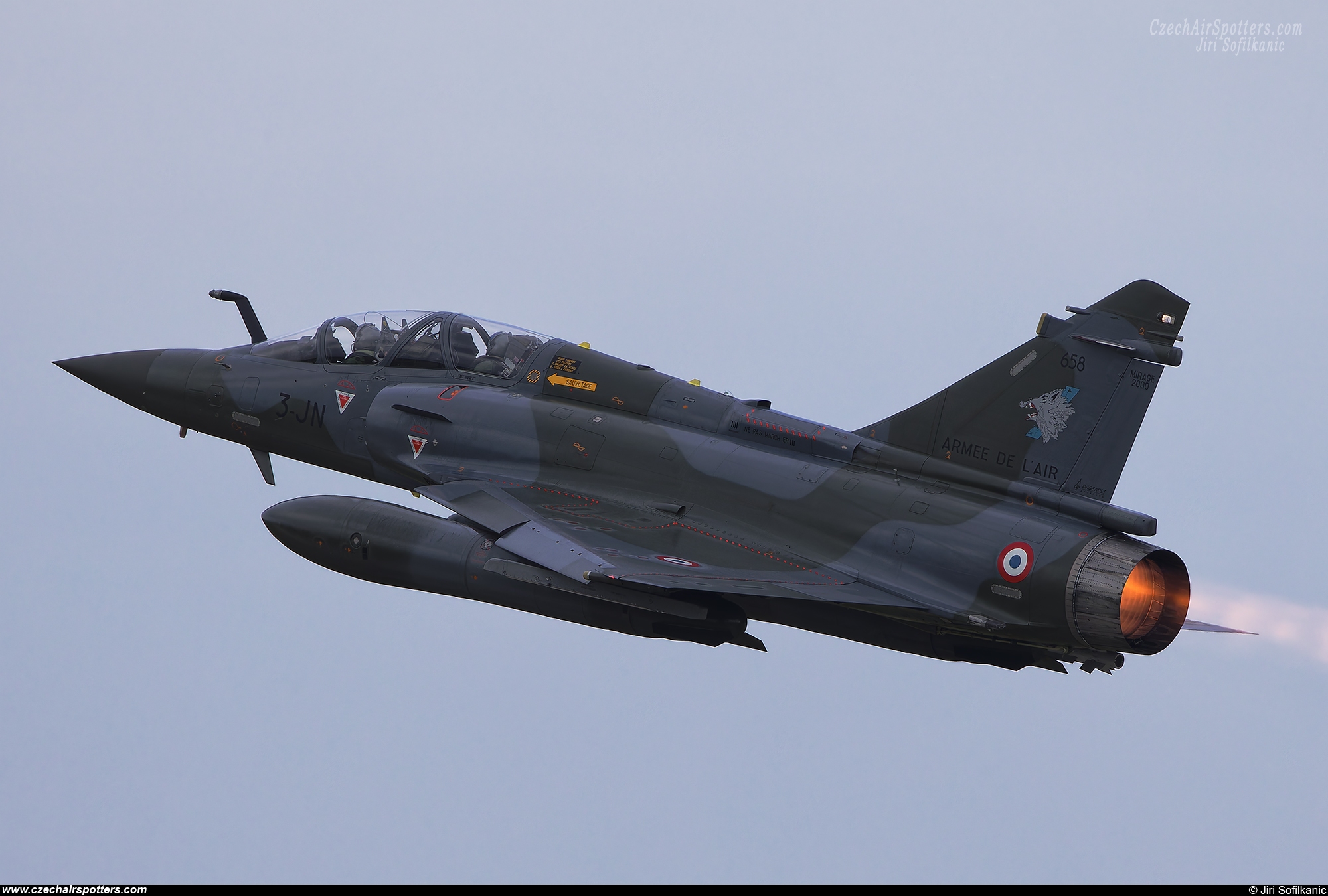 France - Air Force – Dassault Mirage 2000D 658 / 3-JN